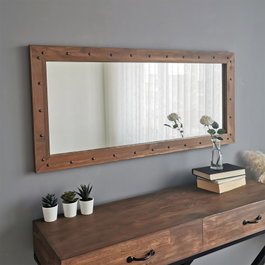Hanah Home Espejo de Nogal Z11050CV